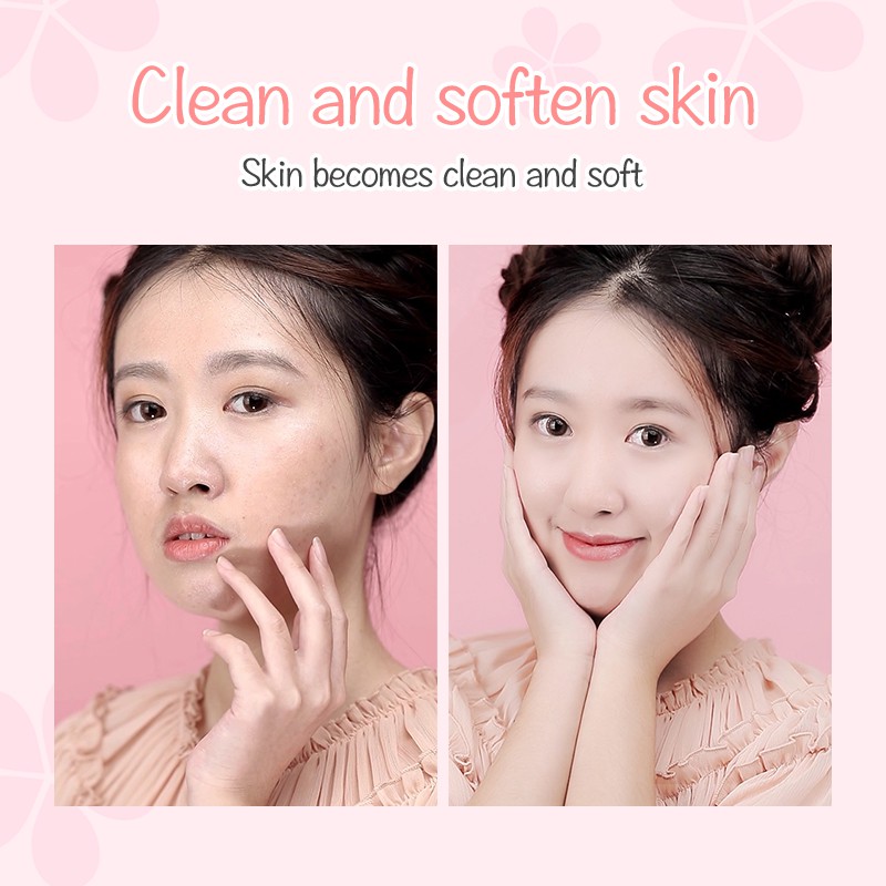Kem Tẩy Da Chết Toàn Thân LAIKOU Chiết Xuất Hoa Anh Đào Dưỡng Ẩm Da 90g