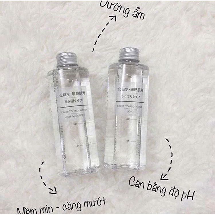 NƯỚC HOA HỒNG DƯỠNG ẨM, PHỤC HỒI DA MUJI LIGHT TONING WATER