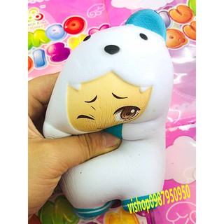 ĐỒ CHƠI SQUISHY NGƯỜI GẤU TRẮNG TO