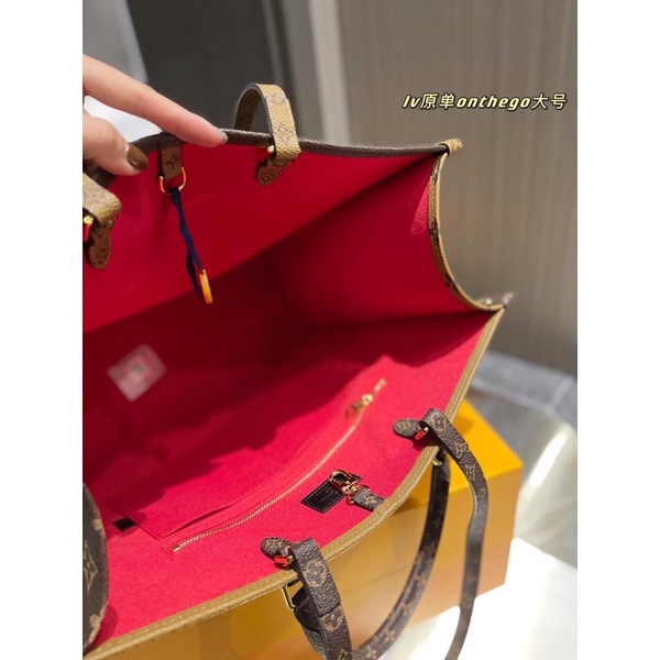 Túi xách Lv onthégo sc sz 42 chất da thật sẵn ship