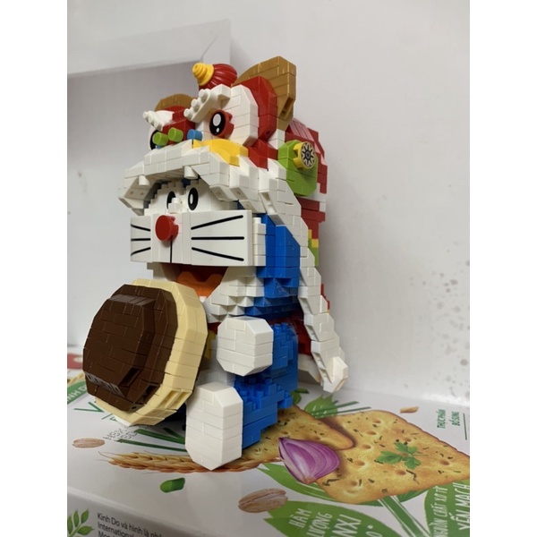 Xếp hình Doremon Kỳ Lân  nanoblocks nano block Doremon Lắp Ghép Doremon Kỳ Lân