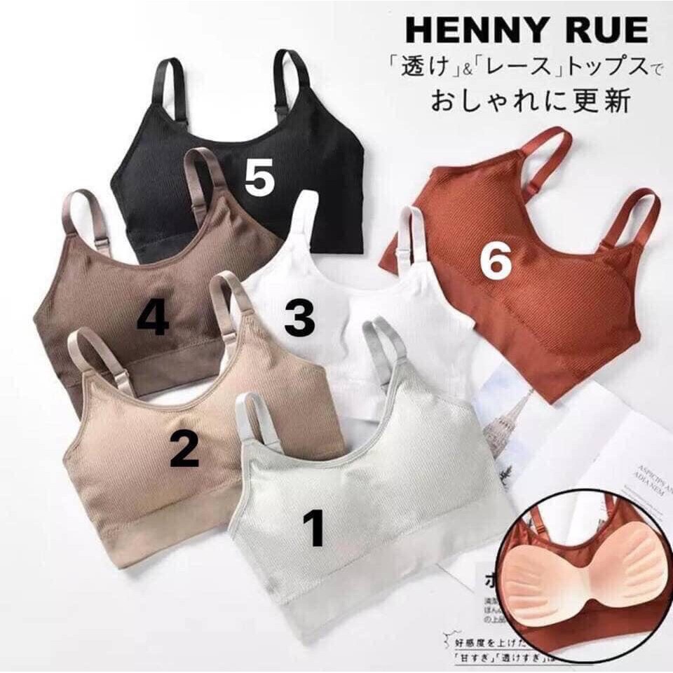 Siêu phẩm áo bra gân tăm Henny Rue mẫu mới 1182