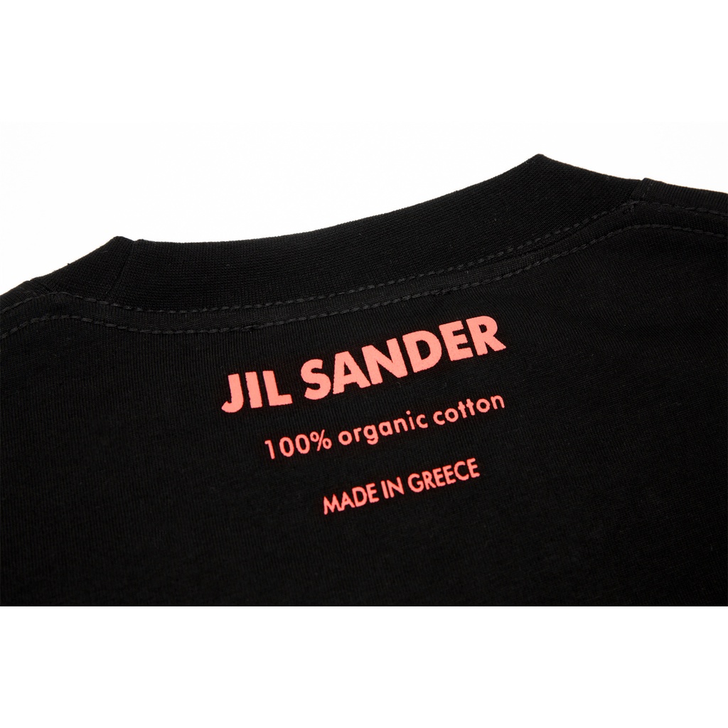 JIL SANDER letter print T-shirt 2022 early spring new oversize couple with short sleeves