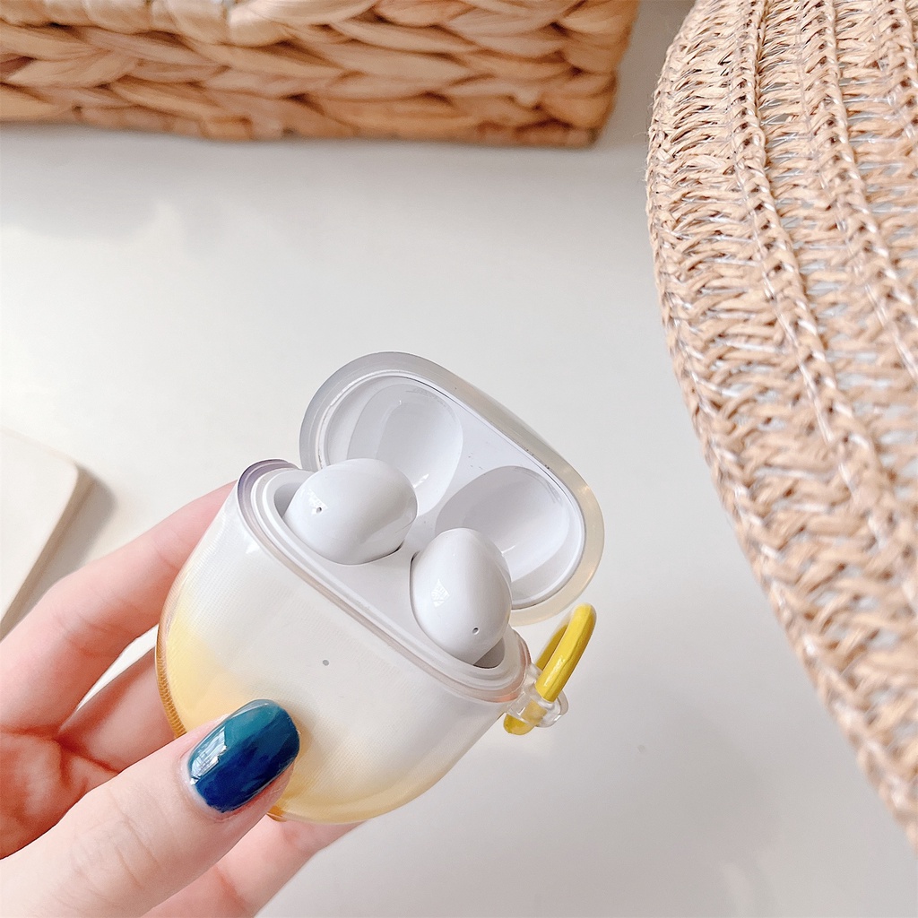 Vỏ Bảo Vệ Hộp Sạc Tai Nghe Không Dây Xiaomi Redmi Buds 4 Buds 3 pro TWS Bằng Silicon TPU Mềm Trong Suốt Chống Sốc