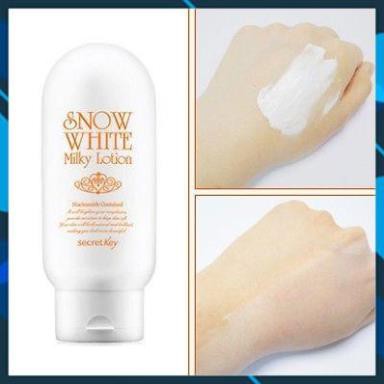 Sữa dưỡng thể dưỡng trắng Secret Key Snow White Milky Lotion 120g