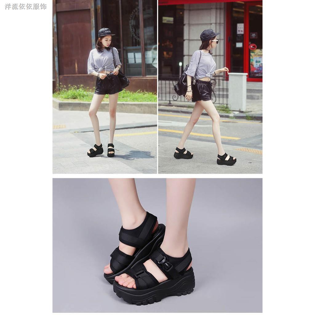 Giày Sandal Thể Thao Đế Xuồng Thời Trang Mùa Đông Cho Nữ