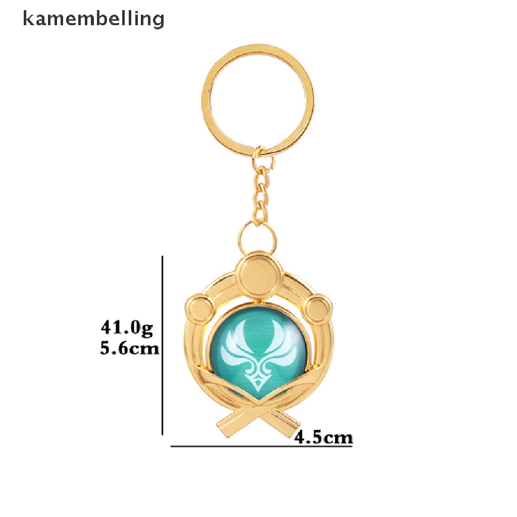 Móc Khóa Kim Loại Hình Nhân Vật Genshin Va Chạm Inazuma Vision