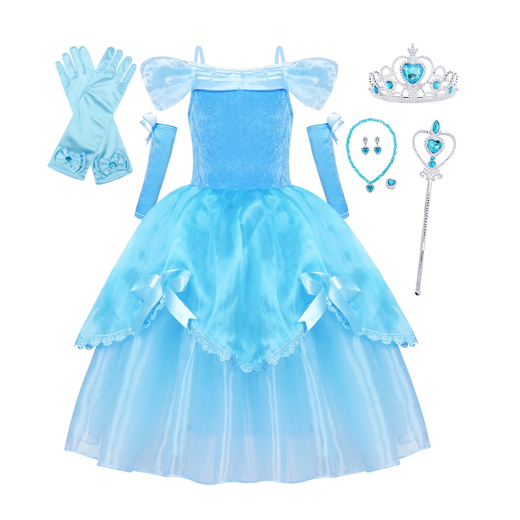 Đầm Công Chúa Lọ Lem Cho Bé Gái Từ 2-13 Tuổi