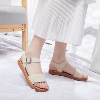 Sandal bệt da mềm