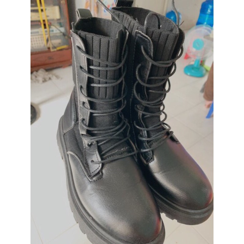 boots len cao cổ