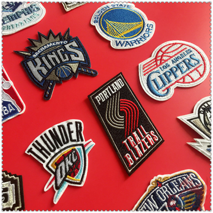 Miếng Vá Ủi Thêu Logo Đội Nba