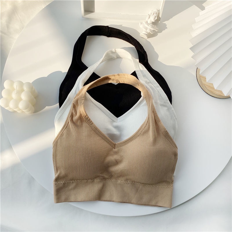 Áo Ngực Thể Thao Mềm Mại / Áo Ngực Thể Thao Không Gọng Không Đường May Có Mút Nâng Ngực / Lưng Đẹp Quyến Rũ Dành Cho Nữ