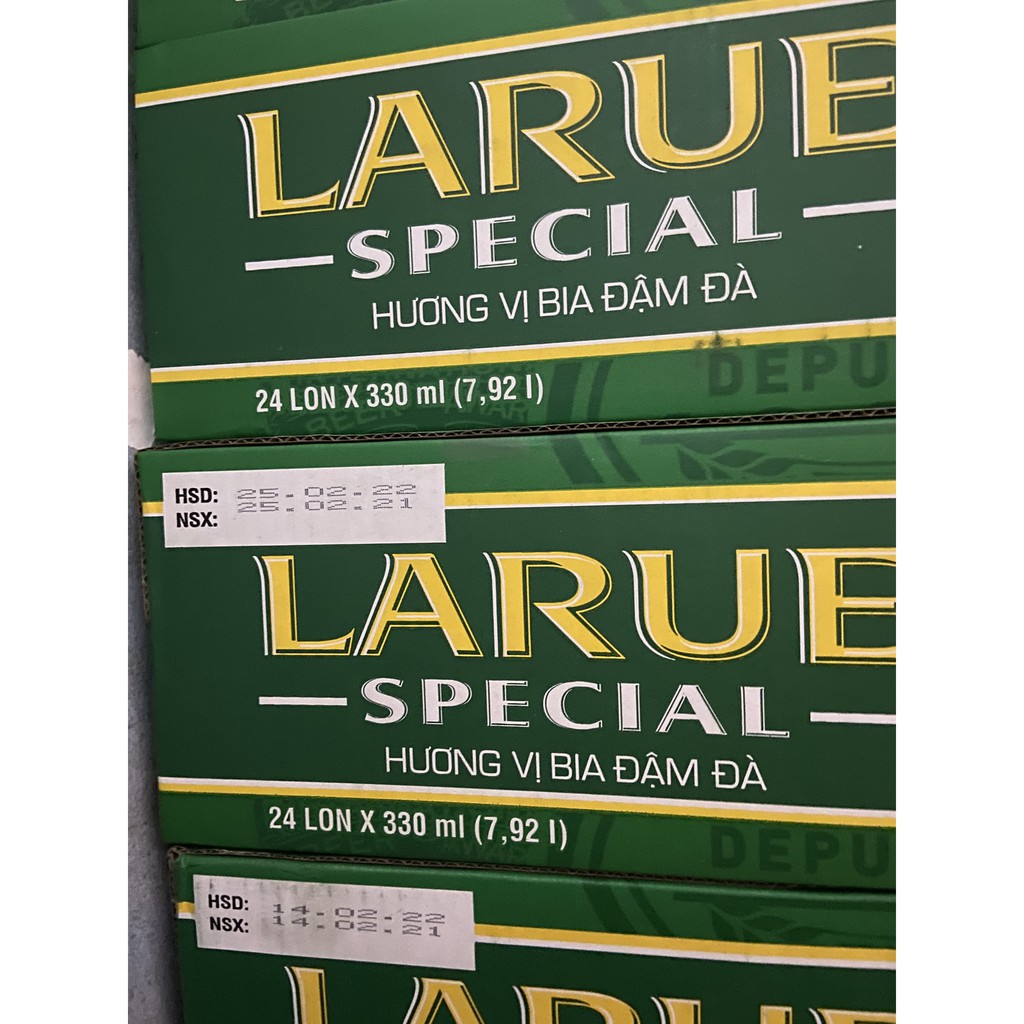 Lốc 6 Lon Bia Larue Special - Larue Xanh 330ml/Lon Date Luôn Mới