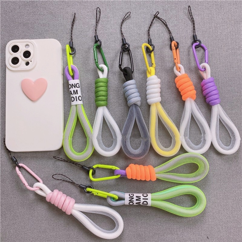 [Mới] Khóa Treo Màu Huỳnh Quang Cho Túi Xách / Chìa Khóa Chai Nước / Dây Thừng Tự Làm Trang Trí DIY