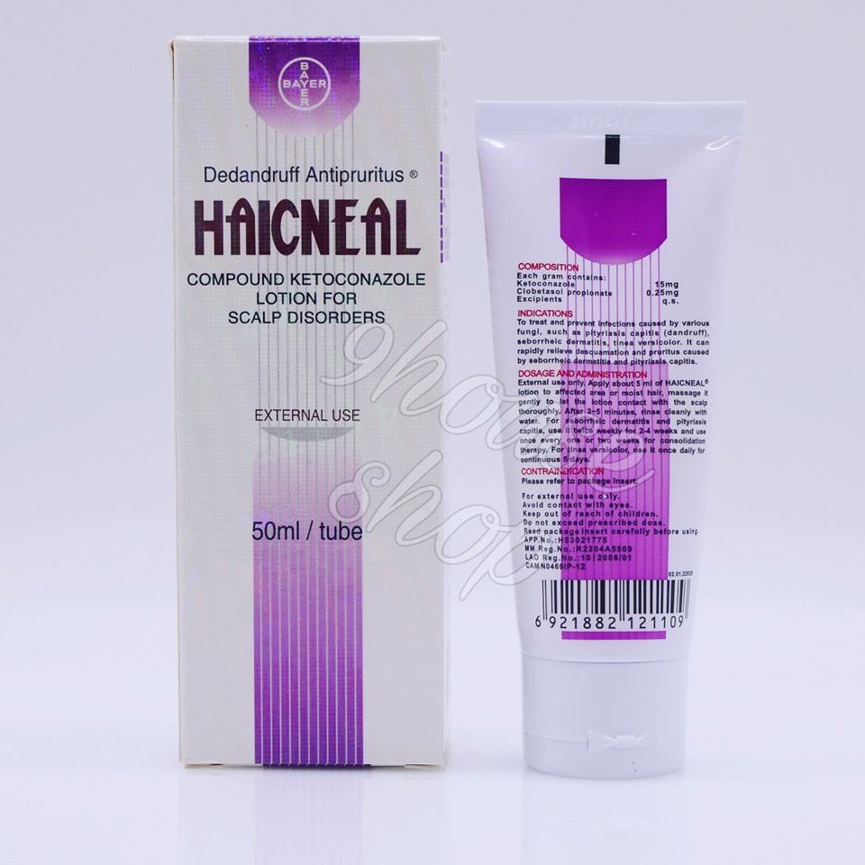 Dầu gội Haicneal Hỗ Trợ Da Đầu Gàu Và Nấm 50ml | BigBuy360 - bigbuy360.vn