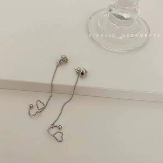 (1 chiếc) khuyên vành tai tim đeo 2 kiểu