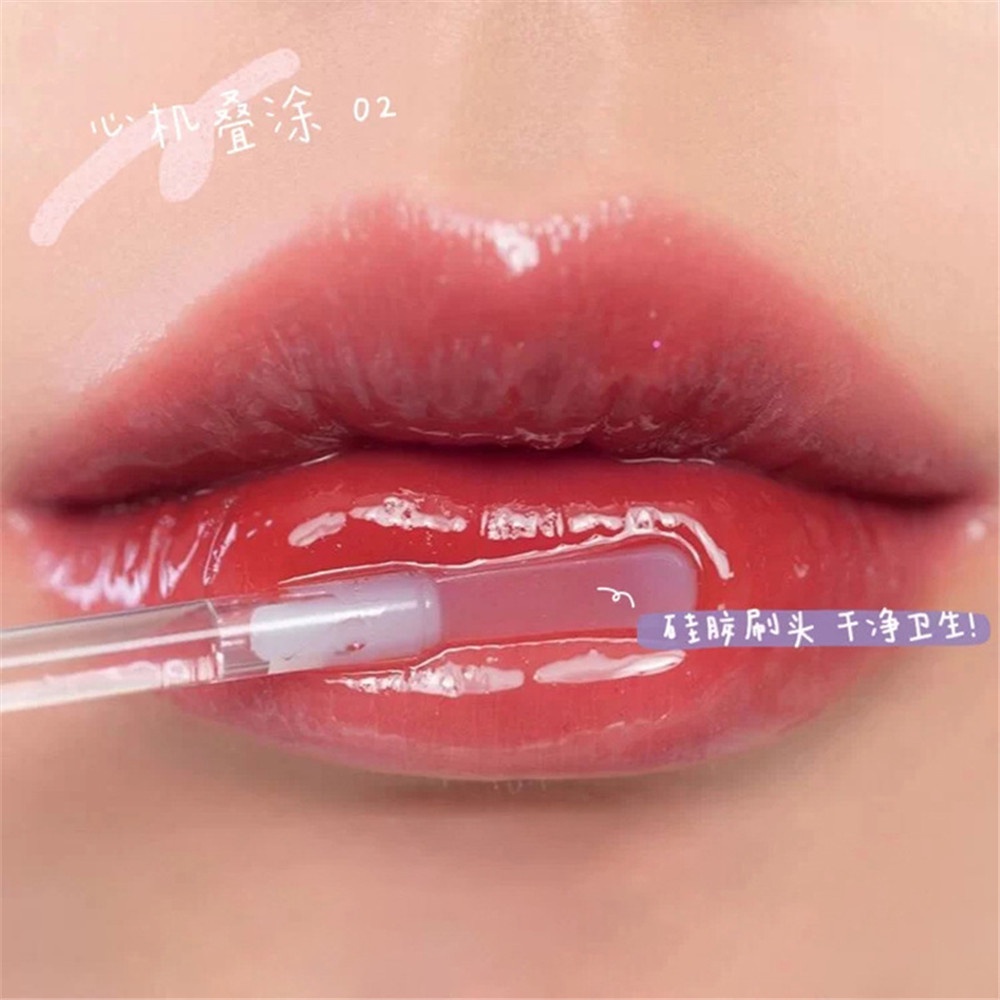 [Hàng mới về] Son bóng trong suốt dưỡng ẩm màu ánh ngọc trai lấp lánh đẹp mắt chất lượng cao