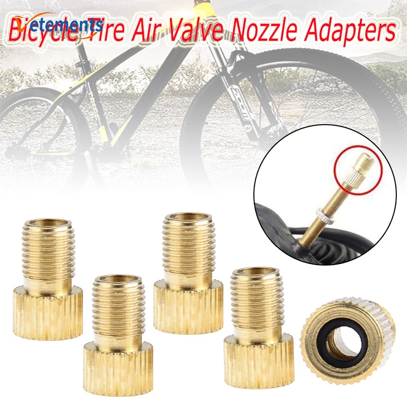 Set 2 Đầu Chuyển Đổi Van Bơm Hơi Presta Sang Schrader Tiện Dụng