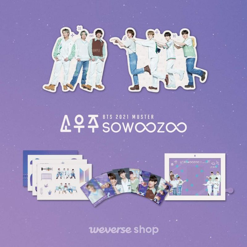 BTS 2021 MUSTER SOZOOWOO OFFICIAL MERCH | BỘ SƯU TẬP CÁC SẢN PHẨM BTS SOZOOWOO (HÀNG OFF, CÓ SẴN)