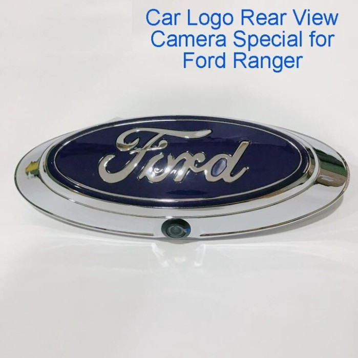 Biểu tượng logo kiêm camera sau xe Ford Ranger XLS đã có màn hình theo xe CA-FD701