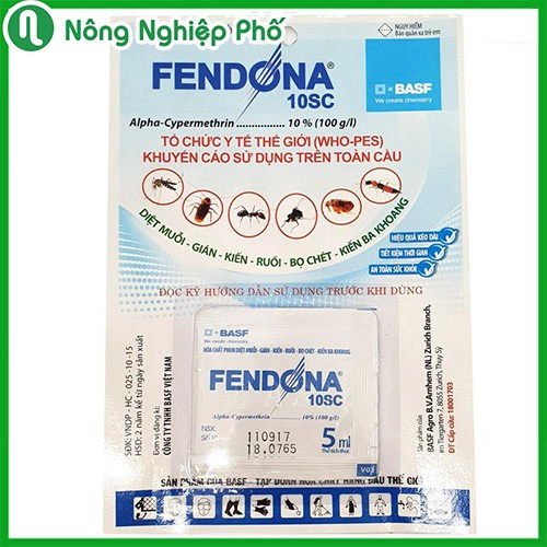 BẪY DIỆT CÔN TRÙNG FENDONA 10SC