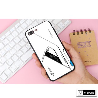Ốp lưng kính cường lực iPhone 7 Plus, 8 Plus - ROG Gaming