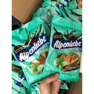 Kẹo ALPENLIEBE VỊ BẠC HÀ NHÂN SOCOLA - SẴN HÀNG SG