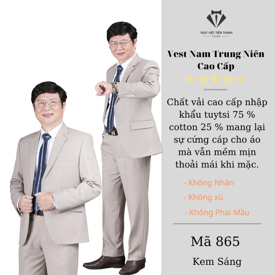 Vest Nam Trung Niên Bộ Comple Trung Niên Vest Việt Tiến Thành...