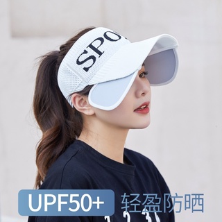Nón lưỡi trai hở chóp chống tia cực tím cho nữ