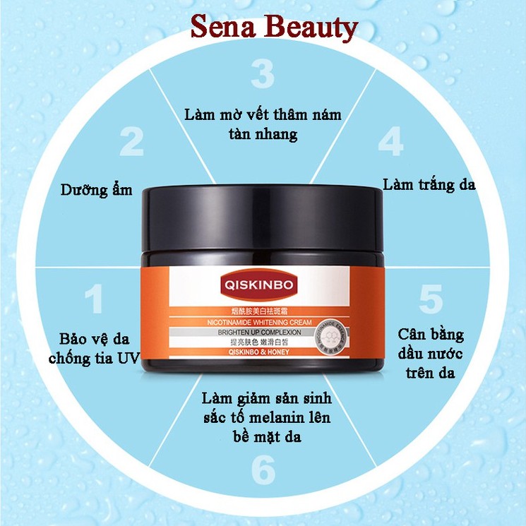 (CB5) Combo Serum Spot Whitening+ Kem Qiskinbo Nicotinamide Dưỡng Trắng Da Giảm Thâm Nám Tàn Nhang | BigBuy360 - bigbuy360.vn