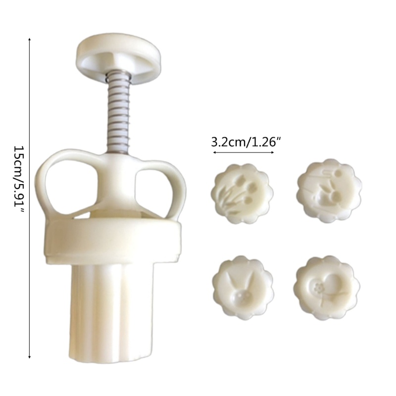 Khuôn Làm Bánh Trung Thu Bằng Nhựa 15g Hình Thỏ Dễ Thương