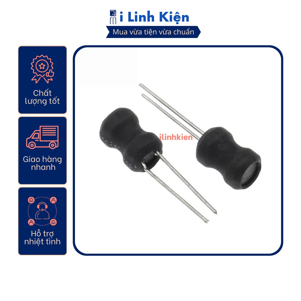 Cuộn Cảm Cắm 0608 từ 3.3uH-10mH 6x8mm
