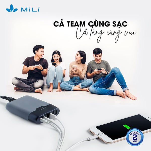 Củ sạc nhanh iPhone 12 Series, iPad Pro, MacBook Air MILI Station III PD 30W (2C-4A) HC-H60-C