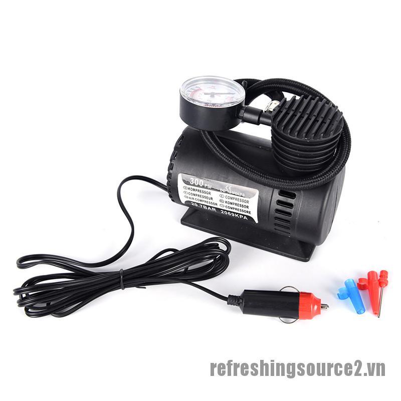 <ref2> 300PSI 12V Portable Mini Air Compressor Auto Car ElectricTire Air Inflator Pump