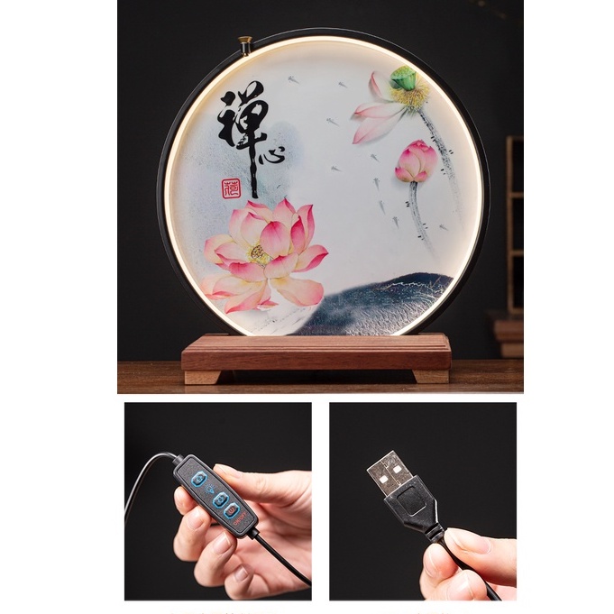 Bộ tiểu cảnh Thích Ca Mâu Ni tọa đài sen gốm Đức Hóa cao cấp  - tượng Thích Ca Trì Bình - Tự Thanh