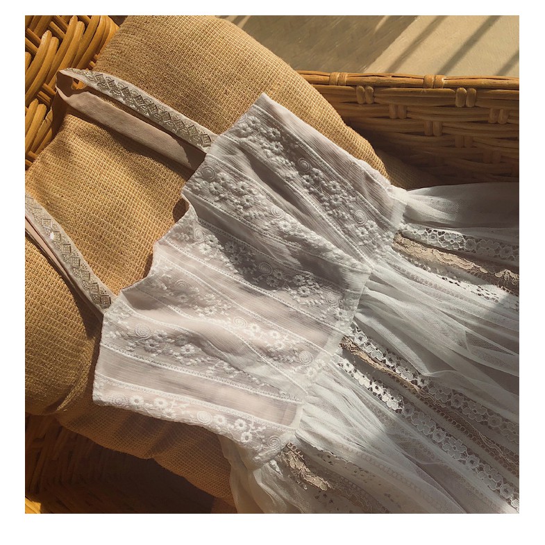 Đầm 2 dây ren maxi nữ tính | BigBuy360 - bigbuy360.vn