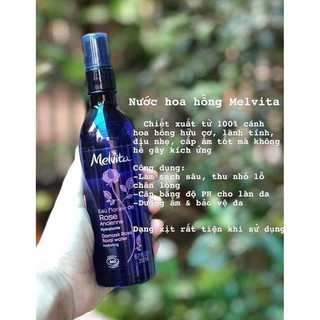 [AUTH PHÁP]  Nước hoa hồng MELVITA