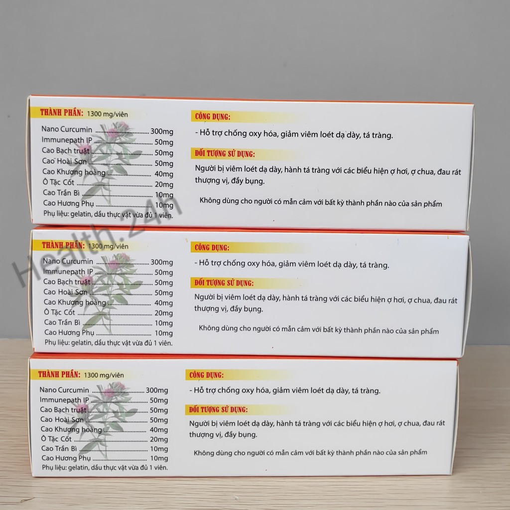 Nano Curcumin HP - Học Viện Quân y