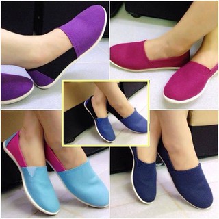 Giầy slipon, giầy lười nữ nối chuyền xuất khẩu