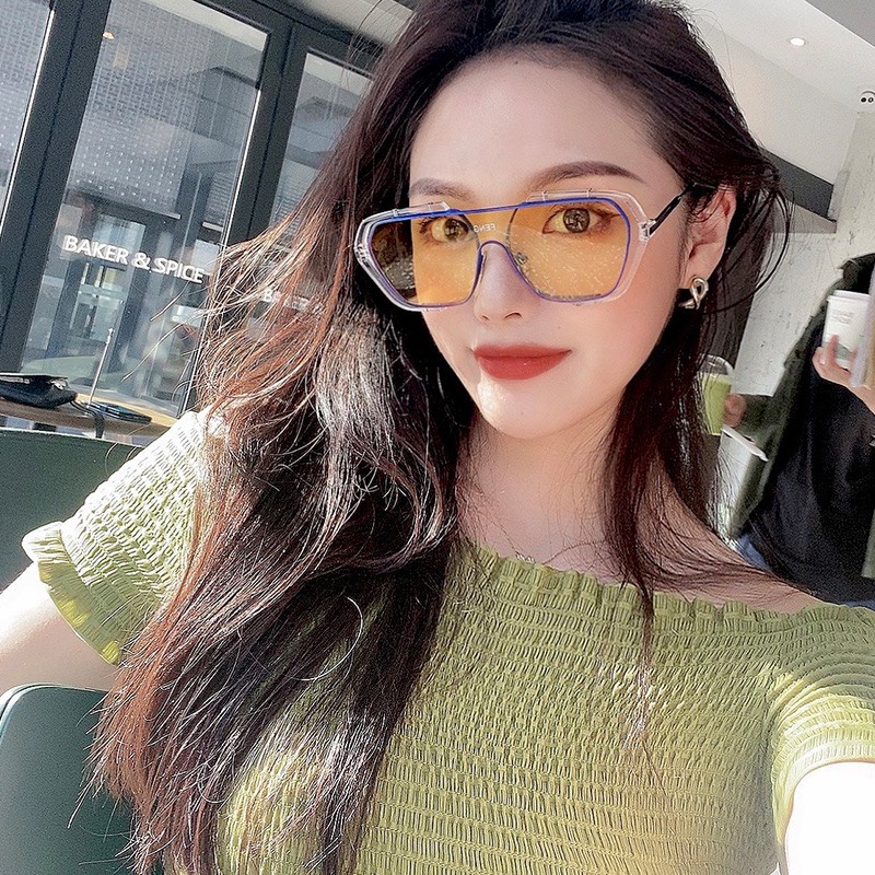 Kính Form đa giác Nam Nữ 578 Chất liệu hợp kim kèm nhựa hàn quốc kiểu dáng hot trend