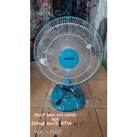 Quạt bàn sải cánh 400 Senko B1616  quạt khỏe chạy êm /BH 12 Tháng
