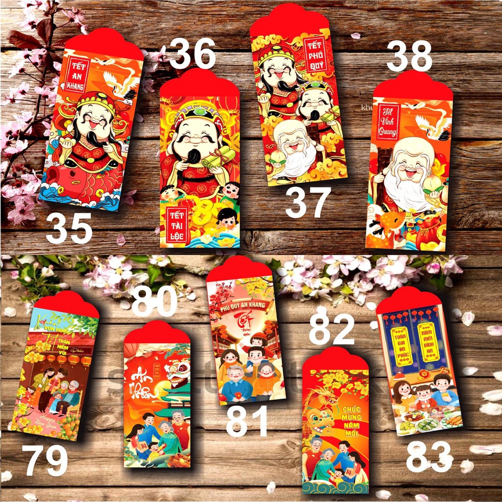 BAO LÌ XÌ NĂM MỚI ( TỆP 6C MẪU NGẪU NHIÊN )