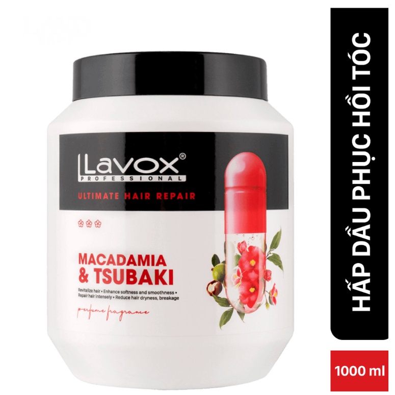 Hấp Dầu Phục Hồi Tóc – Macadamia, Tsubaki Lavox