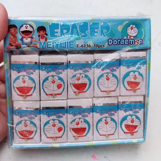 [Sale] SỈ 30 CỤC GÔM DORAEMON [MÀU NGẪU NHIÊN]