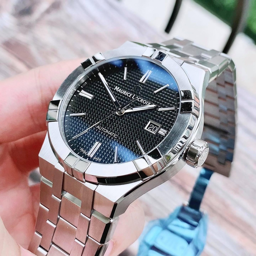 Đồng hồ nam chính hãng Maurice Lacroix Aikon Back dial - Máy cơ tự động - Mặt kính Sapphire phủ chống lóa