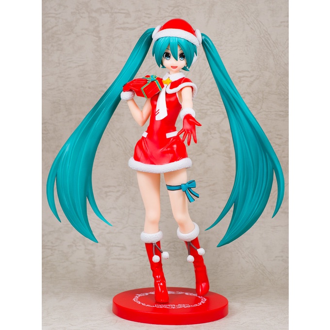 Mô Hình Figure Nhân Vật Anime Hatsune Miku -Project Diva- F 2nd - Hatsune Miku - SPM Figure - Christmas, Ver. 1.5 (SEGA)