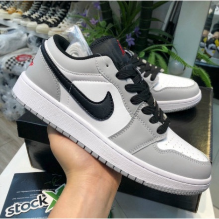 Giày JORDAN Xám Thấp Cổ - Giày JD Xám Cổ Thấp S23
