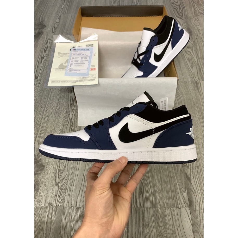 Giày thể thao sneaker Jd navy giày jdan xanh than cổ thấp ảnh thật + video thỏ store