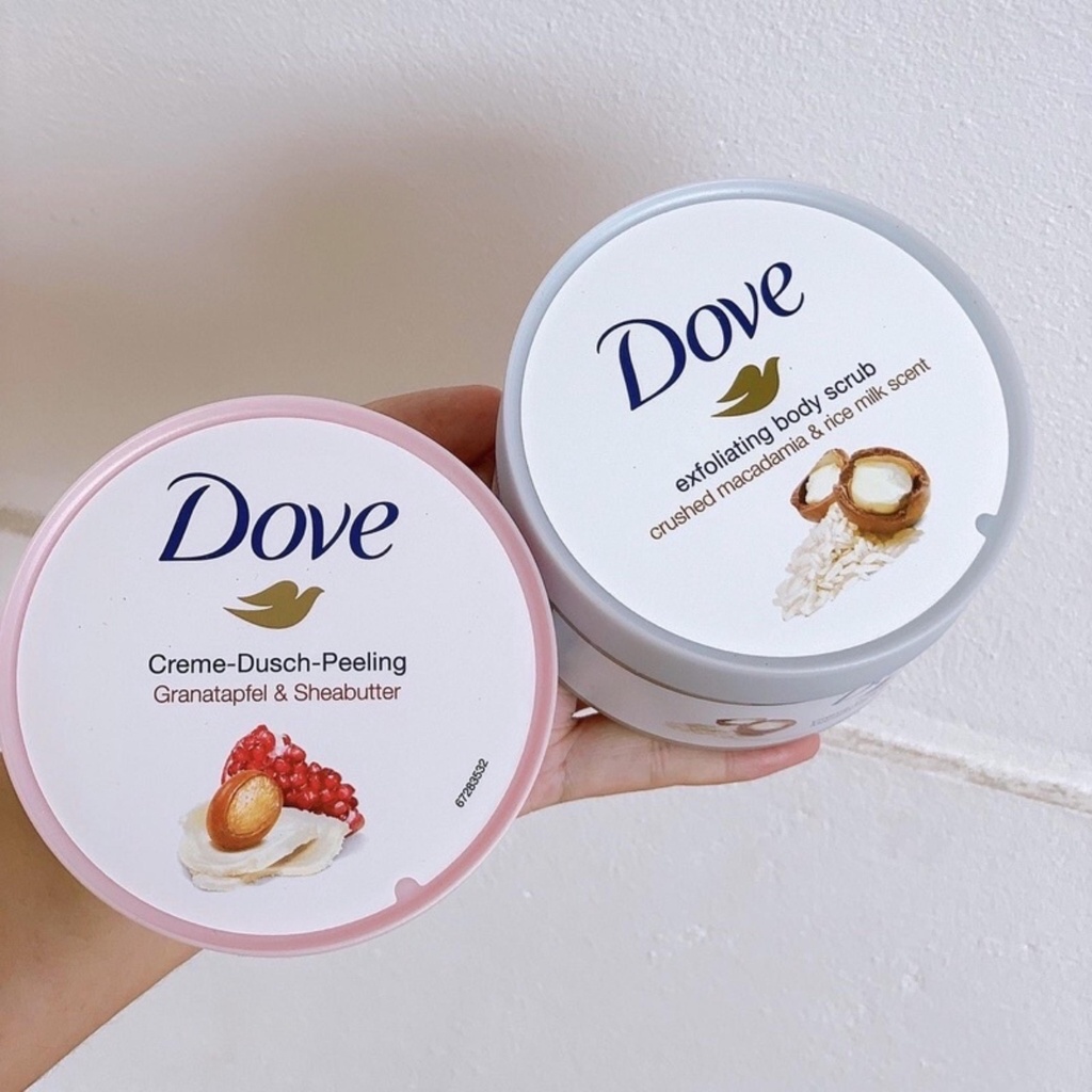 Tẩy da chết Dove Exfoliating Body Polish 225ml [Nhập Đức]