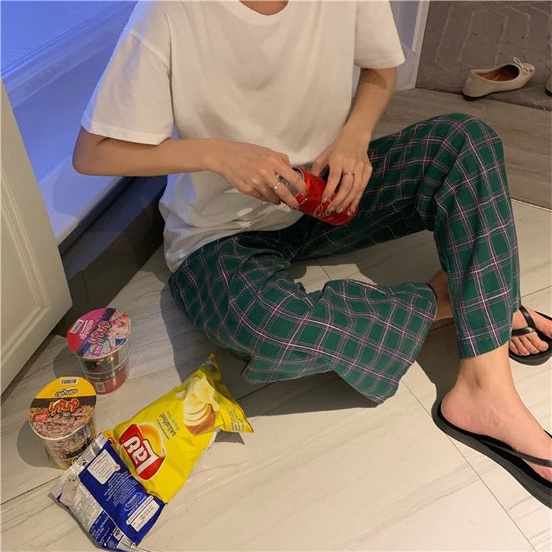 Bộ Đồ Ngủ Ngắn Tay Dáng Rộng Thiết Kế Giản Dị Dành Cho Nữ